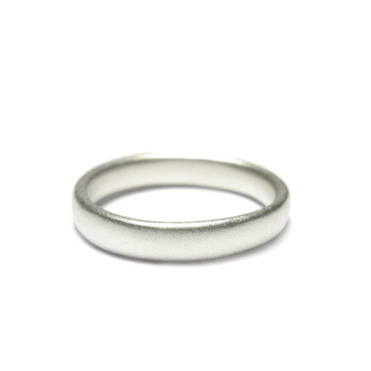 Plain Silver Narrow Ring