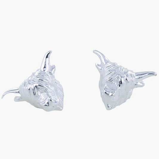 Highland Cow Stud Earrings