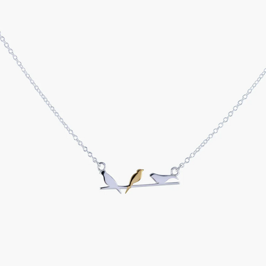 Bird on a Wire Necklace