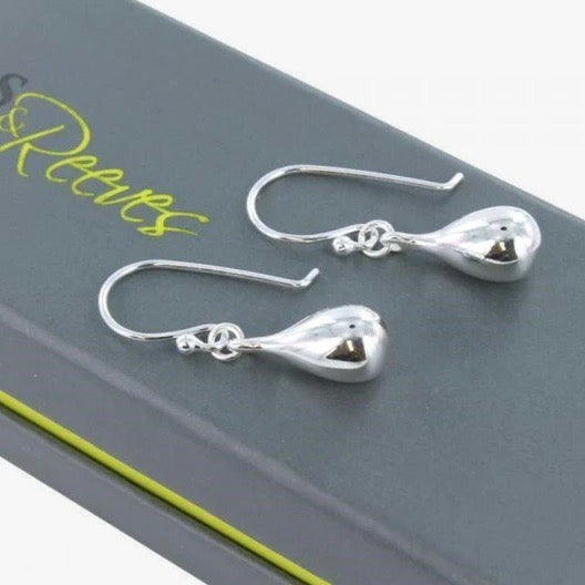 Silver Teardrop Earrings