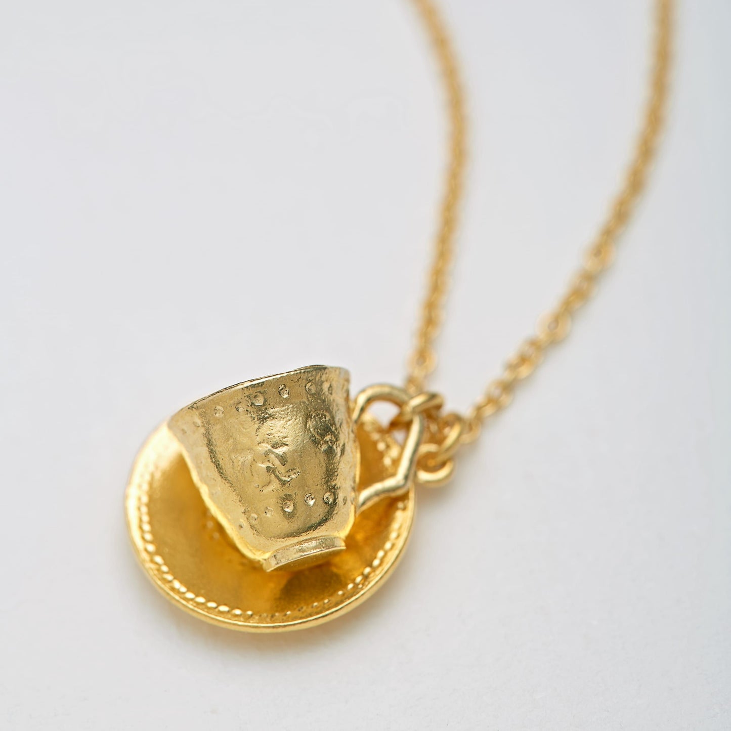 Teacup and Saucer Necklace