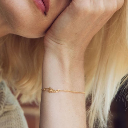 Little Fern Leaf Bracelet