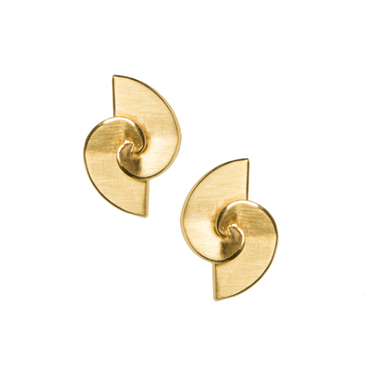 Golden Spiral II Earrings