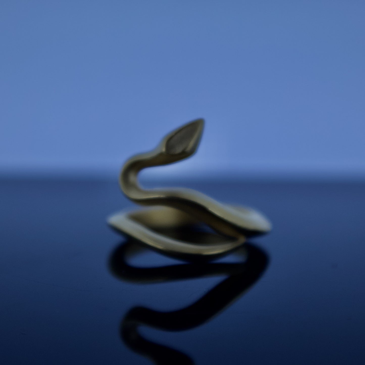 'Schlangenring' Snake Ring - Gold-plated