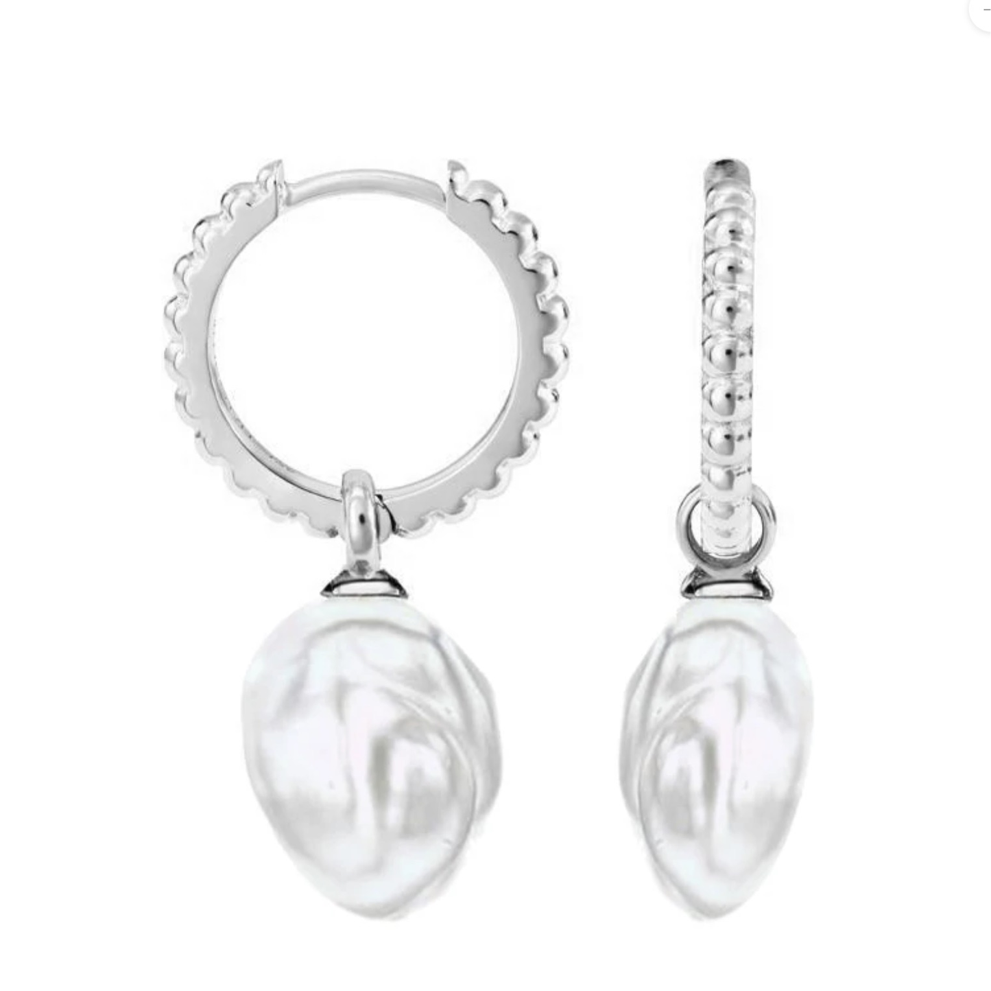 Dotty Pearl Hoops