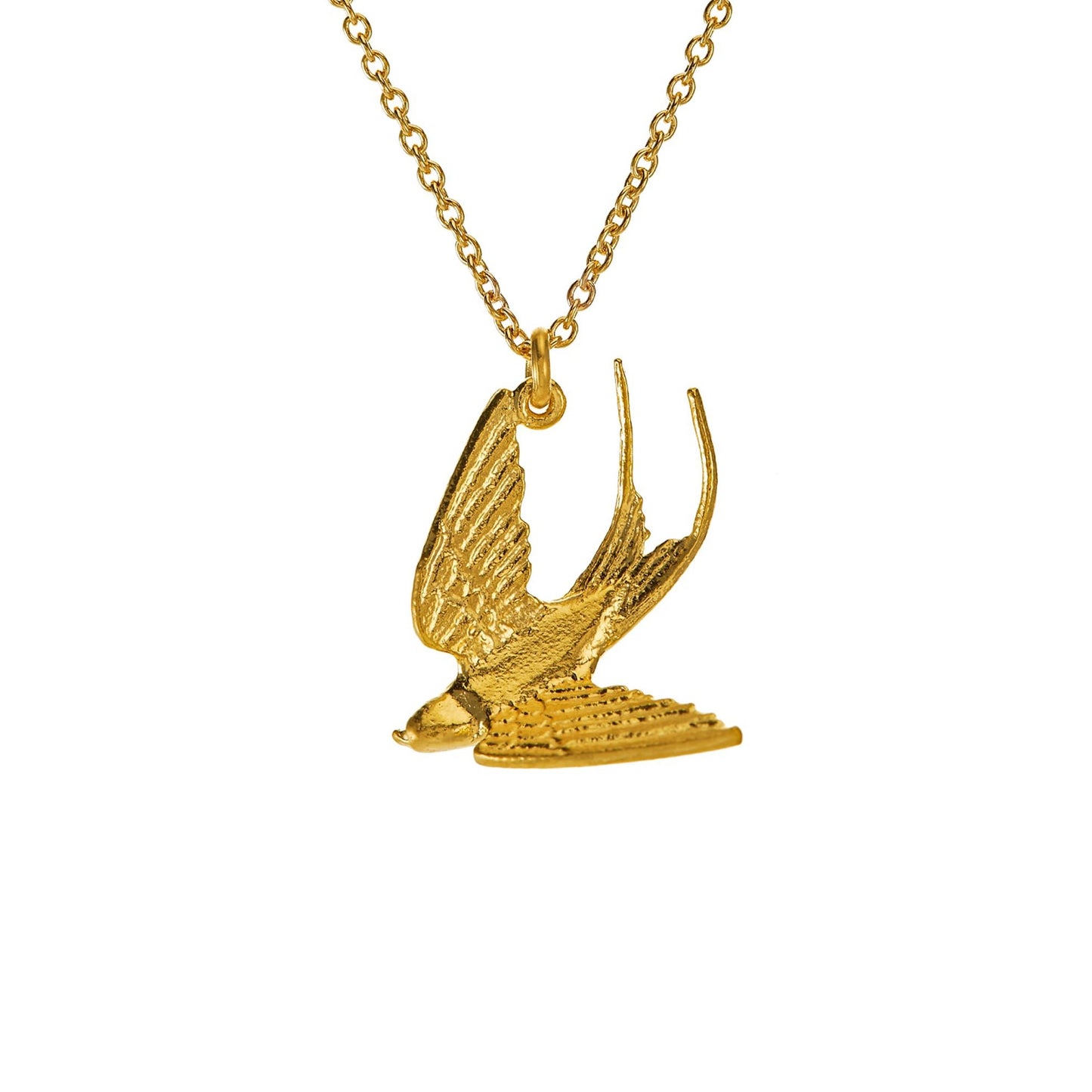 Swooping swallow necklace